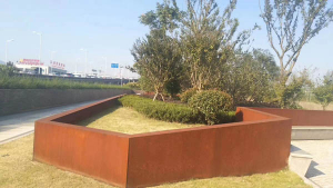 九龙坡耐候钢挡土墙